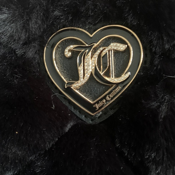 Juicy Couture Black Quilted Fur Backpack - Picture 3 of 9